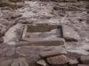 Central hearth in one of the houses