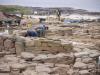 Western end of site. The mound top left was later found to be covering a Bronze Age sauna